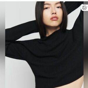 Reformation Cropped Cashmere Turtle Neck